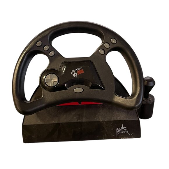 Mad Catz Analog Steering Wheel And Pedals Racing PC Games Computer Wired W/ Box - Picture 5 of 11